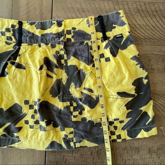 Vans Off The Wall Yellow and Black Mini Skirt - 7‎ - Picture 13 of 14